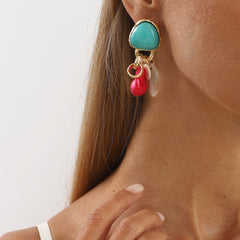 Boucles d’oreilles bohèmes géométriques