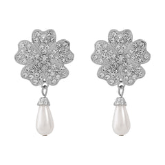 Parure fleur et perles