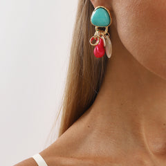 Boucles d’oreilles bohèmes géométriques