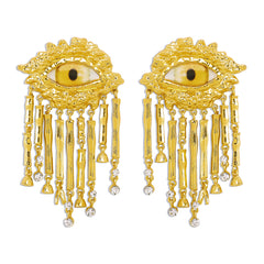 Boucles d’oreilles Œil Mystique – Style baroque et audacieux
