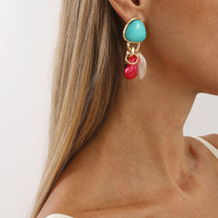 Boucles d’oreilles bohèmes géométriques