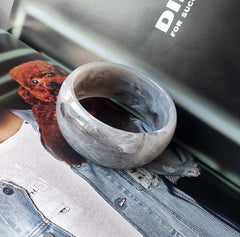 Bracelet acrylique semi-transparent – style INS