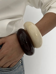 Bracelet tendance multi-couleurs – acrylique irrégulier