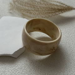 Bracelet acrylique marbré – formes originales