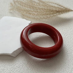 Bracelet acrylique marbré – formes originales