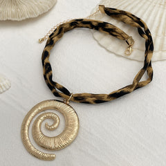 Collier Océan Léopard