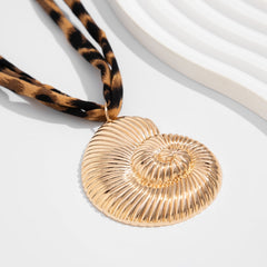 Collier Océan Léopard