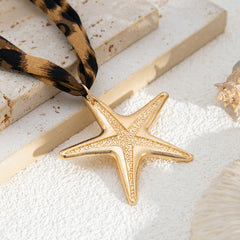 Collier Océan Léopard