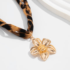 Collier Océan Léopard