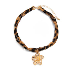 Collier Océan Léopard