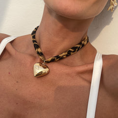 Collier Océan Léopard