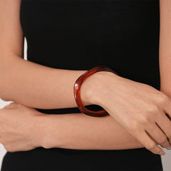 Bracelet Acrylique Géométrique Minimaliste