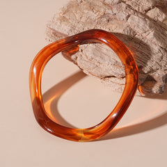 Bracelet Acrylique Géométrique Minimaliste