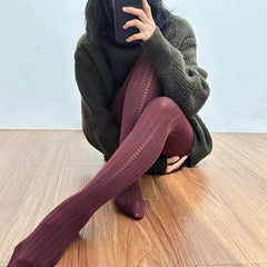 Collants Sculptants Automne / hiver– Motif Cœur & Perles