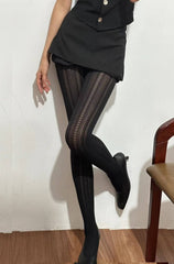 Collants Sculptants Automne / hiver– Motif Cœur & Perles